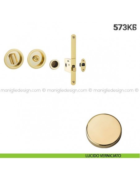 Kit per porta scorrevole 573KS lucido verniciato