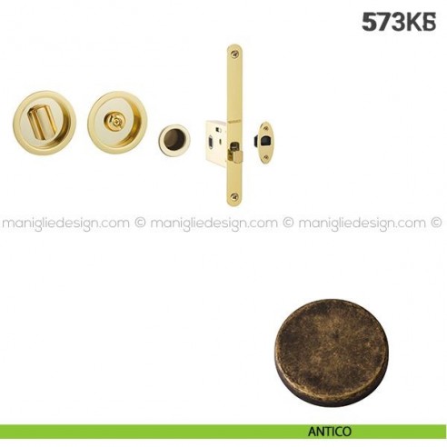 Kit per porta scorrevole 573KS antico