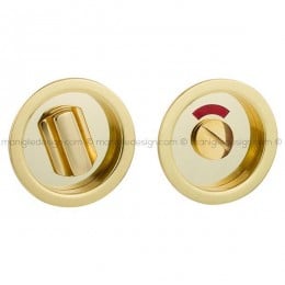 Placche incasso tonde con nottolino 573 Reguitti con libero/occupato