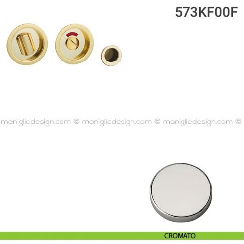 Kit per porta scorrevole 573KF00F cromato