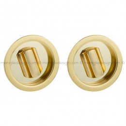 Placche incasso tonde con doppio nottolino 574 Reguitti