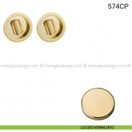 Placche incasso tonde con doppio nottolino 574 Reguitti 2