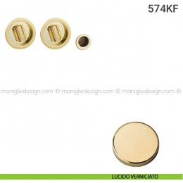 Kit placche incasso tonde con doppio nottolino 574 Reguitti con frontalino di trascinamento 2