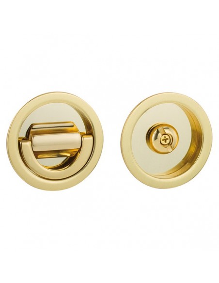 Placche incasso tonde con nottolino ad anello 575 Reguitti