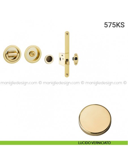 Kit per porta scorrevole 575KS lucido verniciato