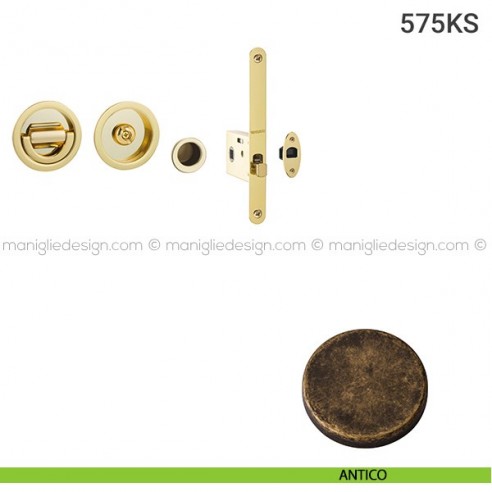 Kit per porta scorrevole 575KS antico