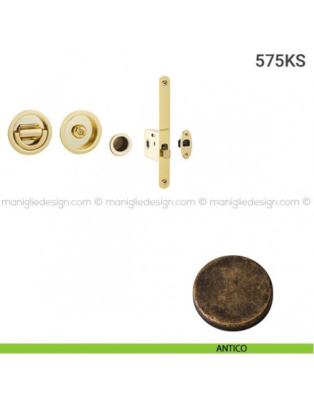 Kit per porta scorrevole 575KS antico