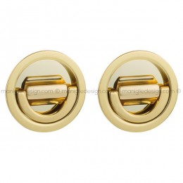 Placche incasso tonde con doppio nottolino ad anello 577 Reguitti