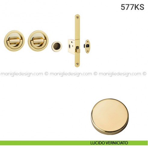 Kit per porta scorrevole 577KS lucido verniciato