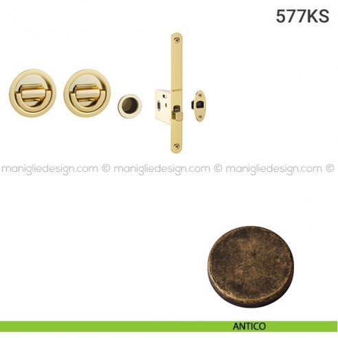 Kit per porta scorrevole 577KS antico