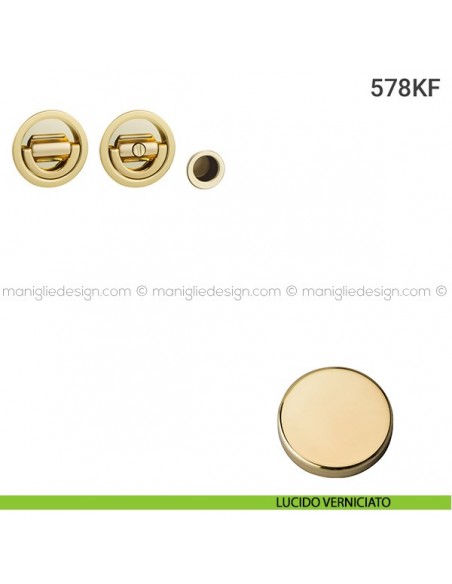 Kit per porta scorrevole 578KF lucido verniciato