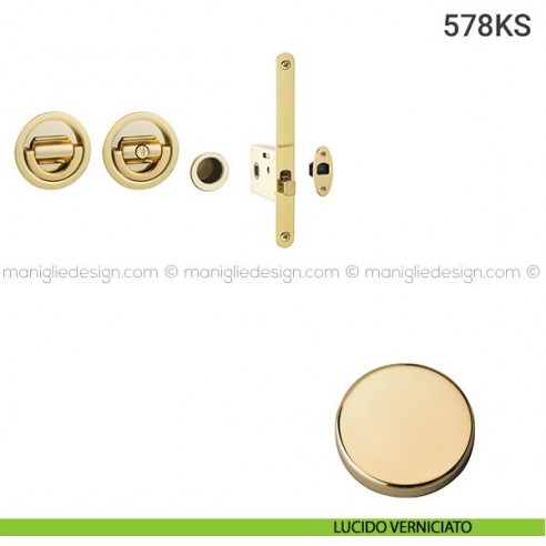 Kit per porta scorrevole 578KS lucido verniciato