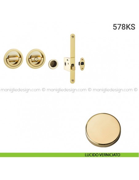 Kit per porta scorrevole 578KS lucido verniciato