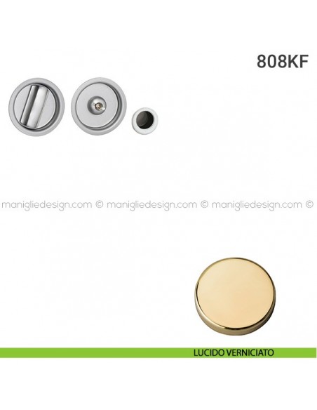 Kit per porta scorrevole 808KF lucido verniciato