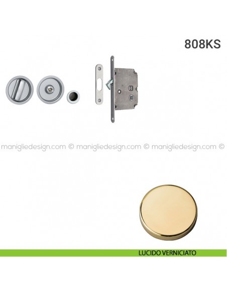 Kit per porta scorrevole 808KS lucido verniciato