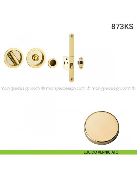 Kit per porta scorrevole 873KS lucido verniciato