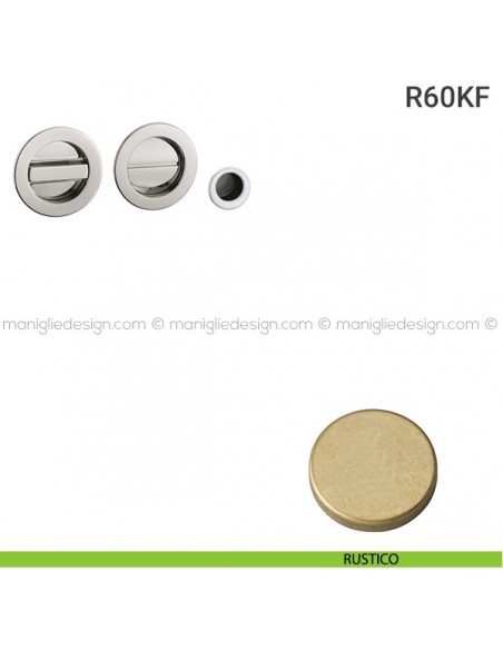 Kit per porta scorrevole R60KF rustico