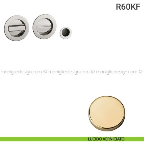 Kit per porta scorrevole R60KF lucido verniciato