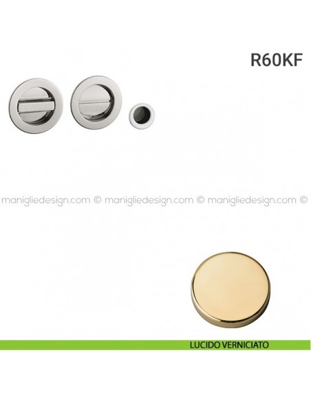 Kit per porta scorrevole R60KF lucido verniciato