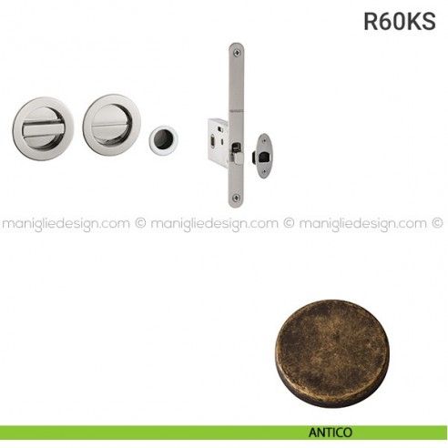 Kit per porta scorrevole R60KS antico