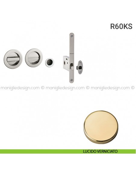 Kit per porta scorrevole R60KS lucido verniciato