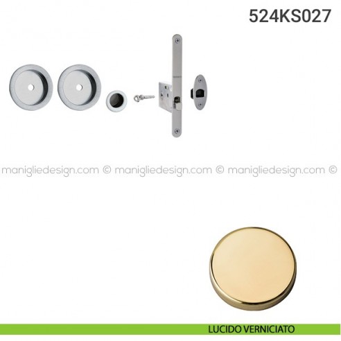 Kit per porta scorrevole 524KS027 lucido verniciato