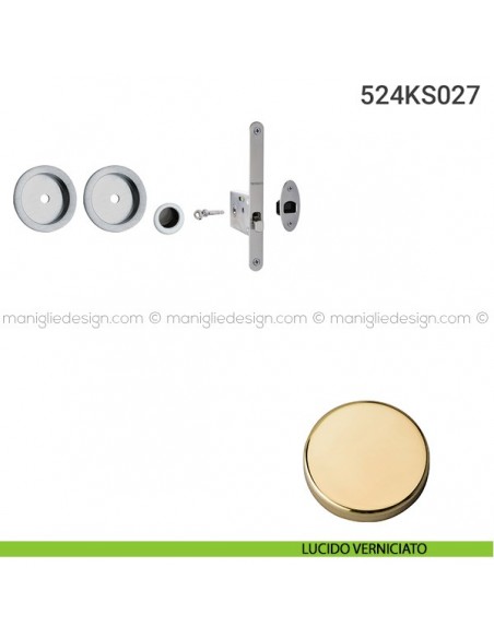 Kit per porta scorrevole 524KS027 lucido verniciato