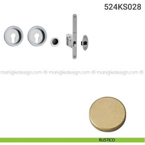 Kit per porta scorrevole 524KS028 rustico