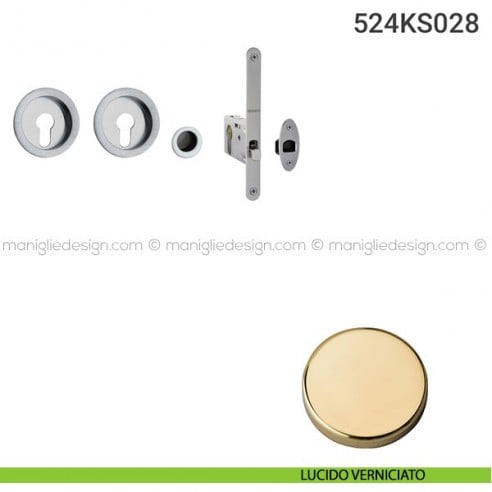 Kit per porta scorrevole 524KS028 lucido verniciato