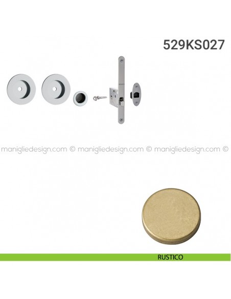 Kit per porta scorrevole 529KS027 rustico