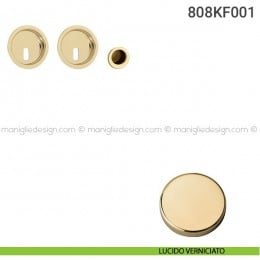 Kit placche incasso tonde foro chiave 808 Reguitti con frontalino di trascinamento 2