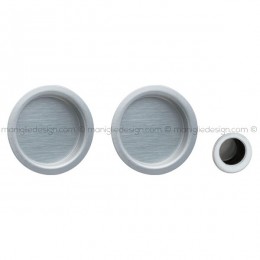 Kit placche incasso tonde cieche 808 Reguitti con frontalino di trascinamento