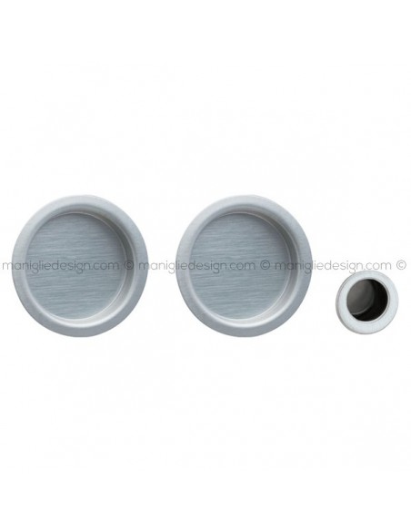 Kit placche incasso tonde cieche 808 Reguitti con frontalino di trascinamento