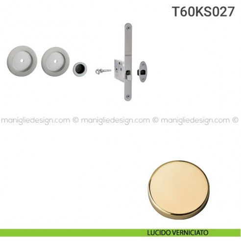 Kit per porta scorrevole T60KS027 lucido verniciato