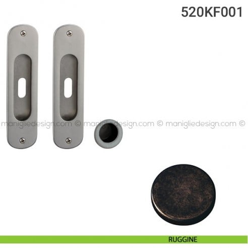 Kit per porta scorrevole 520KF001 ruggine