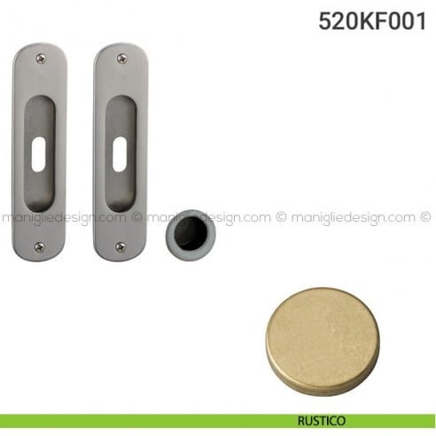 Kit per porta scorrevole 520KF001 rustico