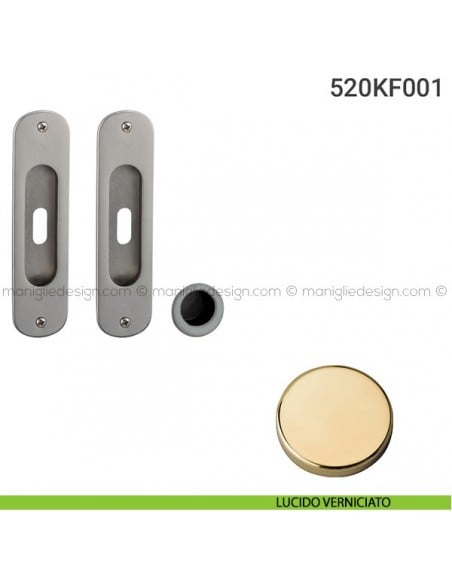 Kit per porta scorrevole 520KF001 lucido verniciato