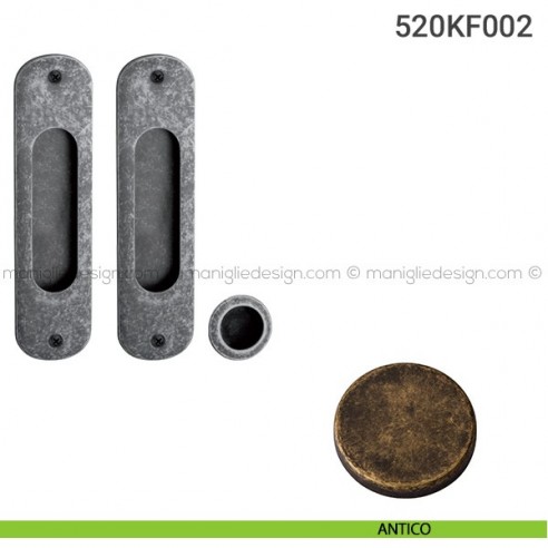 Kit per porta scorrevole 520KF002 antico