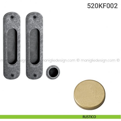Kit per porta scorrevole 520KF002 rustico