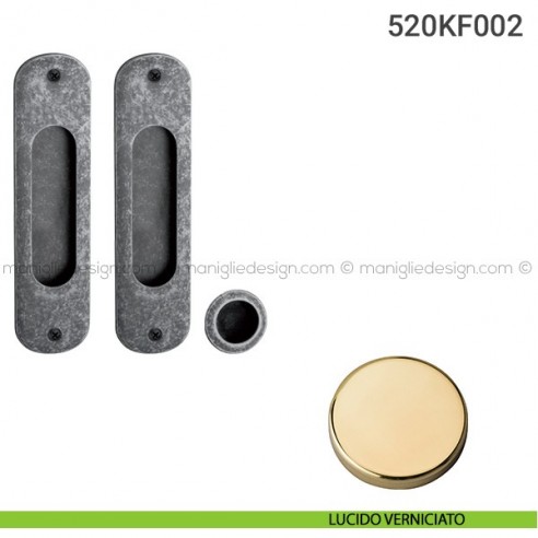 Kit per porta scorrevole 520KF002 lucido verniciato