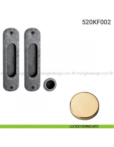 Kit per porta scorrevole 520KF002 lucido verniciato
