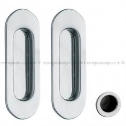 Kit placche incasso ovali cieche 535 Reguitti con frontalino di trascinamento