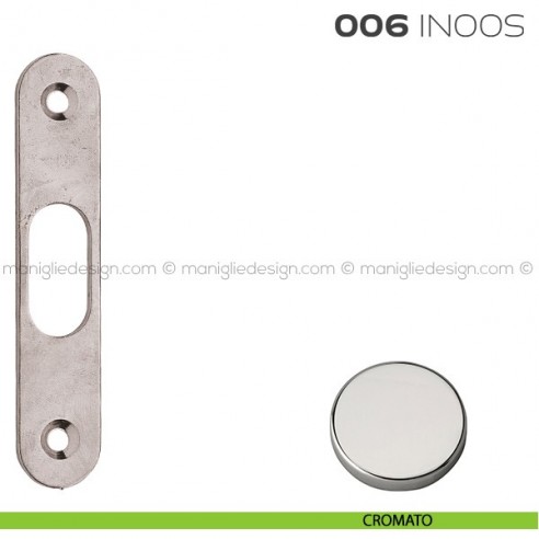 Incontro normale per serrature 16SR e 17SR articolo 006 IN Reguitti cromato