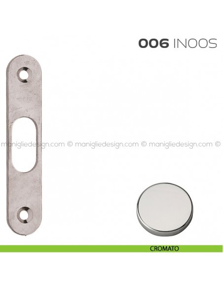 Incontro normale per serrature 16SR e 17SR articolo 006 IN Reguitti cromato