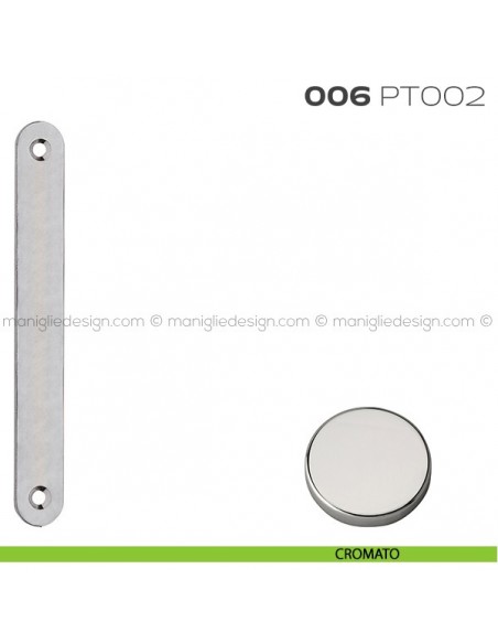 Piastrina copriscasso 006 PT002 Reguitti cromato