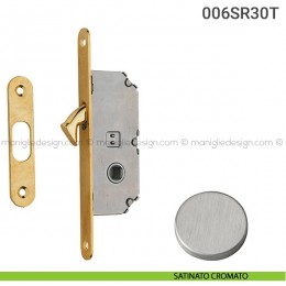 Serratura foro quadro 8 mm bordo tondo entrata 30 mm 006SR Reguitti 2
