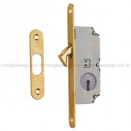 Serratura con foro chiave bordo tondo entrata 30 mm 007SR Reguitti