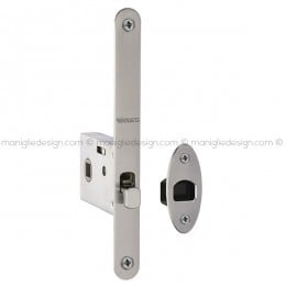 Serratura con foro quadro 8 mm bordo tondo entrata 50 mm 026SR Reguitti