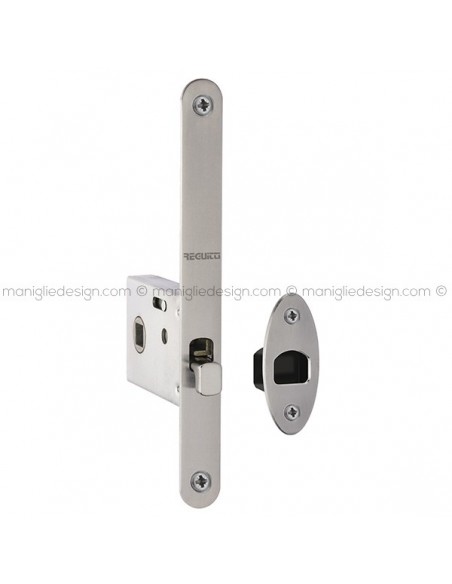 Serratura con foro quadro 8 mm bordo tondo entrata 50 mm 026SR Reguitti