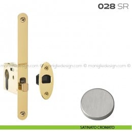 Serratura con foro yale bordo tondo entrata 50 mm 028SR Reguitti 2